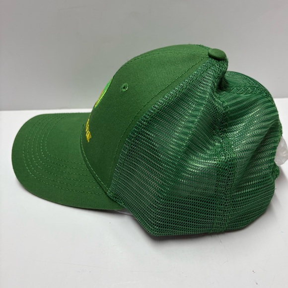 John Deere Green Snap Back Hat Cap NEW - Picture 4 of 6